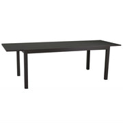 Table en aluminium boise extensible anthracite mat m160 - 220x90xh67,5 - 75