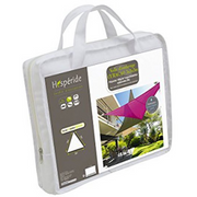 Store 3 x 3 x 3 m pour l'ombre dans le jardin, la terrasse ou le balcon, couleur : Blanc