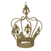 Corona metallo oro cm ø21h28