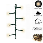 1500 LED blanc chaud 8 jeux de lumière