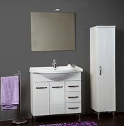 Armoire de salle de bain 85 cm Claudia blanche
