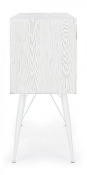 Buffet 2 portes 2 tiroirs Eloise en bois naturel 80h cm