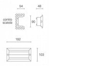 Collection fermée 10W LED 4000K Bianco Escape Line