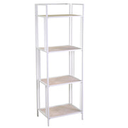 Étagère en métal Lucilla 4 étagères blanches cm45x34xh122 - 135
