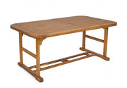 Table extérieure Noemi Extensible en bois 180-240x100x H 74cm