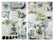 4x Impression Sur Toile Glacée Méditer Ass2 60X90