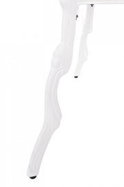 Table Victoria ronde blanche en aluminium D80 cm