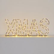 LED Écriture de Noël Copper microled 38 cm Blanc chaud