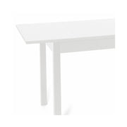 Table extensible en frêne blanc en bois mélaminé cm 70x110 - 150