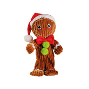 Boîte à musique en peluche pain d'épice