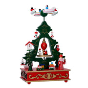 Boîte à musique en bois d'arbre cm17x12h29