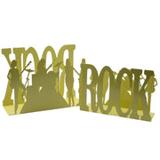 Porte-revues métal rock 1-2 crème cm35x12h24