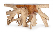 Console en bois naturel Lisandra 150x45 cm