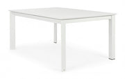 Table de jardin extensible Konnor blanc