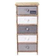 Commode Brenda bouton 5 tiroirs cm40x29xh90