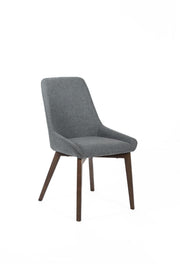 Lot de 4 chaises en tissu 62cm x 49.5cm H. 87cm