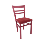 Chaise Chromic rouge