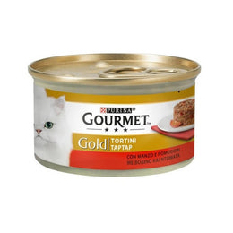 Galettes Gourmet Gold au boeuf et tomates Purina 85 grammes