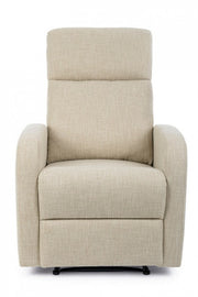 Fauteuil relax manuel tissu beige Iris