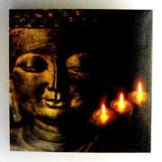 Quadro led bouddha cm40x2,3x40