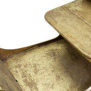 Perroquet en résine or vert cm12x38x6