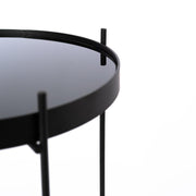 Table en métal noir cm 38 x 38 xh 43