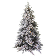 Arbre enneigé de Tallinn 851 branches 230 LED vertes cm ø97h180