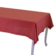 Nappe Juliette rectangulaire rouge brique cm140x180
