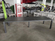 Table en aluminium extensible de Tortora Garden 100 x 200-260-320 x H 75