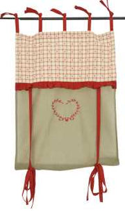 Rideau de fenêtre en tissu ro beige. re-0649cm. 75x160