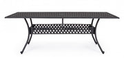 Table d'extérieur Ivrea rectangulaire anthracite 107 x 213 cm