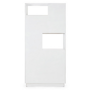 Bibliothèque Eloise 3 portes 3 tiroirs en bois 180h cm