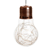 Ampoule Cuivre 180 Micro LED H45cm