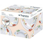 Set de 12 Assiettes et Nappe Multicolore Pasta Line Olimpia