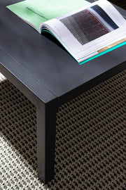 Table basse de jardin Calypso anthracite 110x60 cm