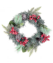 Couronne Cheryl Baies Rouges Glacées 6x D35