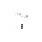 Feridras Velours Porte-serviettes 30 cm Acier Chromé Vis Adhésives 015108