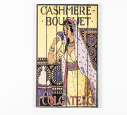 Impression sur bois avec toile multicolore 60x100 cm