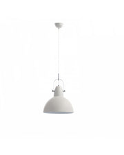 Lampe à suspension Kande en acier blanc STS