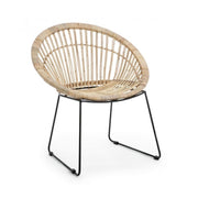 Fauteuil rustique naturel Cayes