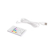 Conférencier à lampe de jardin LED en polyéthylène 15x15cm