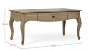 Table basse classique en bois 1 tiroir Domitille