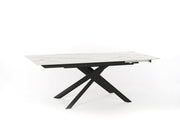 Table extensible avec plateau en marbre calacatta 170/270x90x76h cm