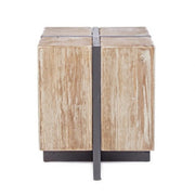 Tabouret bois métal industriel Garrett 45h cm