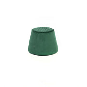 Pouf en velours de métal vert cm 46,5 x 46,5 xh 33