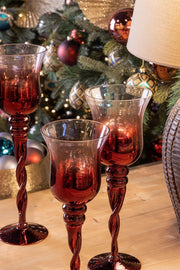 Ensemble de 2 bougies 1P Artha Calice Rouge