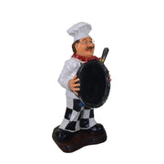 Cuisinière en résine avec support casserole 30 x 44 x h 77 cm