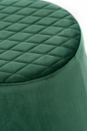 Pouf en velours de métal vert cm 46,5 x 46,5 xh 33