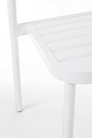Chaises en aluminium blanc Lennie