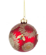 12x Sphère Vt Honeybee Rouge Plein D80